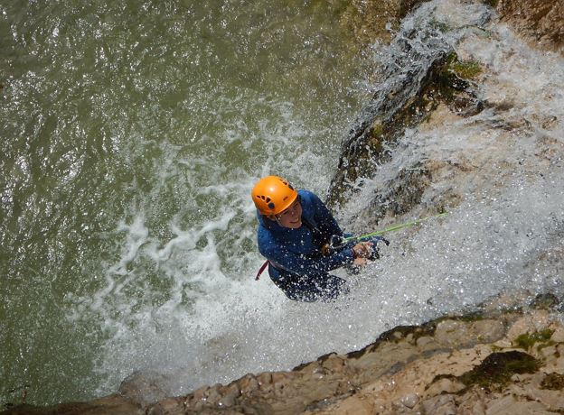 Familien-Canyoning am Arlberg